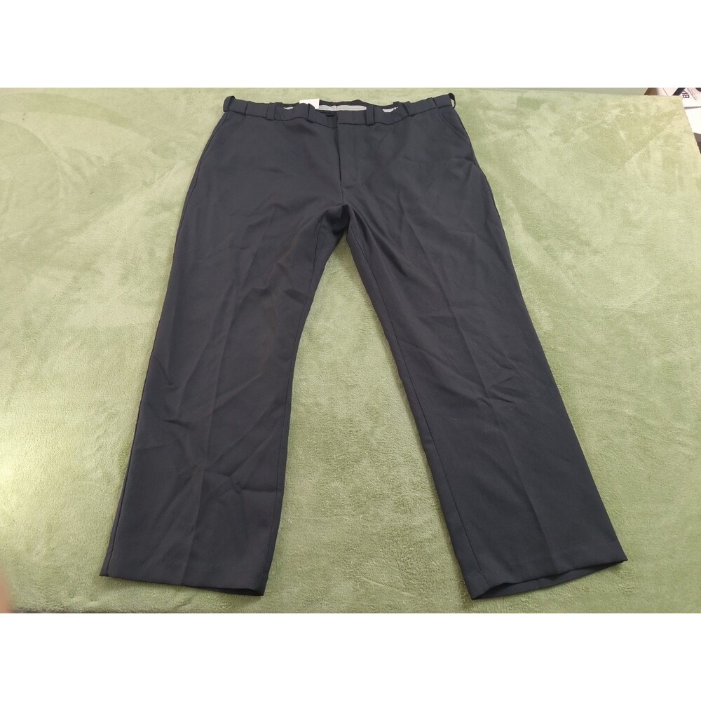 Men’s Security Police Uniform Pants Work Galls Tactical Flat Front Gray 46x30